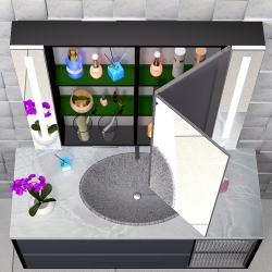 57150折疊開合鏡門